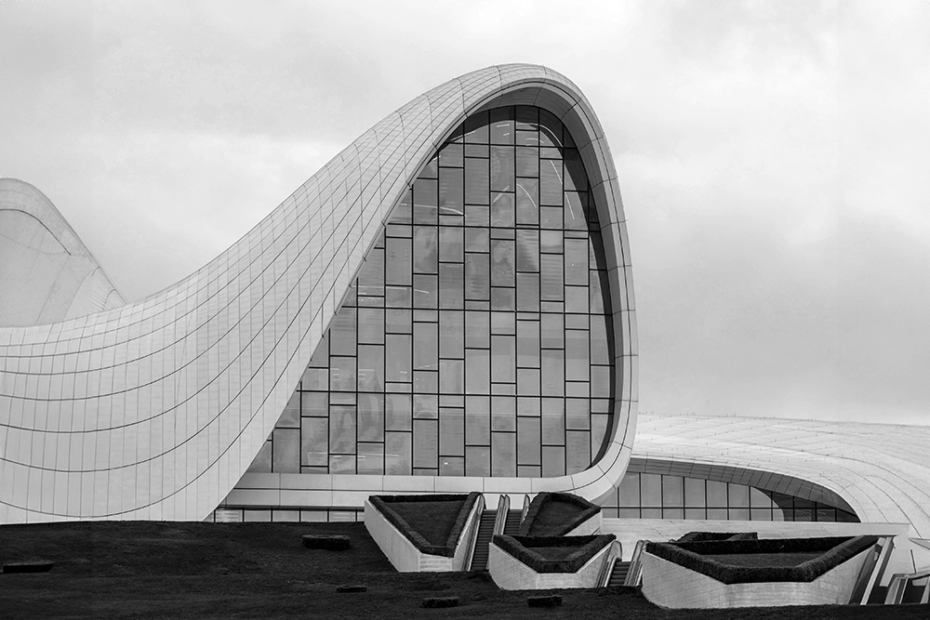 Heydar Aliyev Centre Front